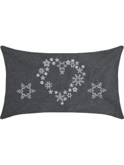 Kissen "Arly" In Schwarz - (L)50 X (B)30 Cm -Petromax Store stof france kissen arly in schwarz l 50 x b 30 cm 2