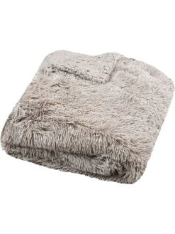 Plaid "Bekley" In Grau - (L)160 X (B)130 Cm