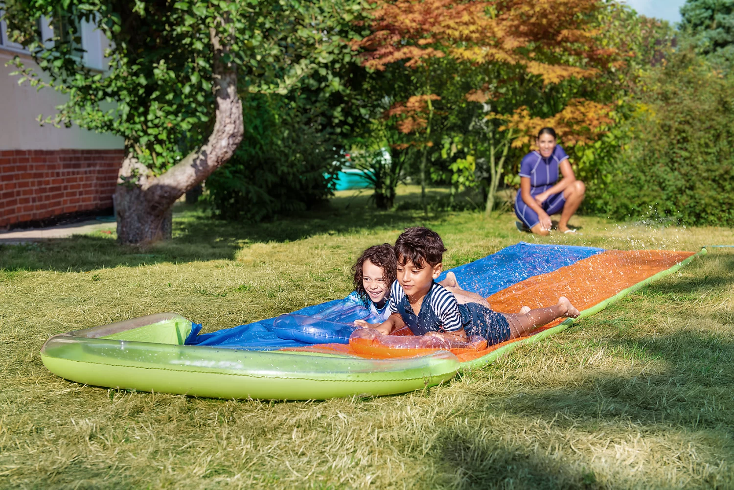 Summer Waves Double Water Slide Racer 4 Summer Waves Double Water Slide Racer – Bild 2