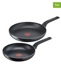 Tefal 2er-Set: Bratpfannen "Easy Cook & Clean" In Schwarz