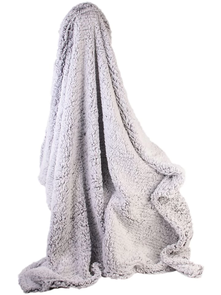 Plaid In Grau - (L)150 X (B)120 Cm 6 Plaid In Grau - (L)150 X (B)120 Cm – Bild 4