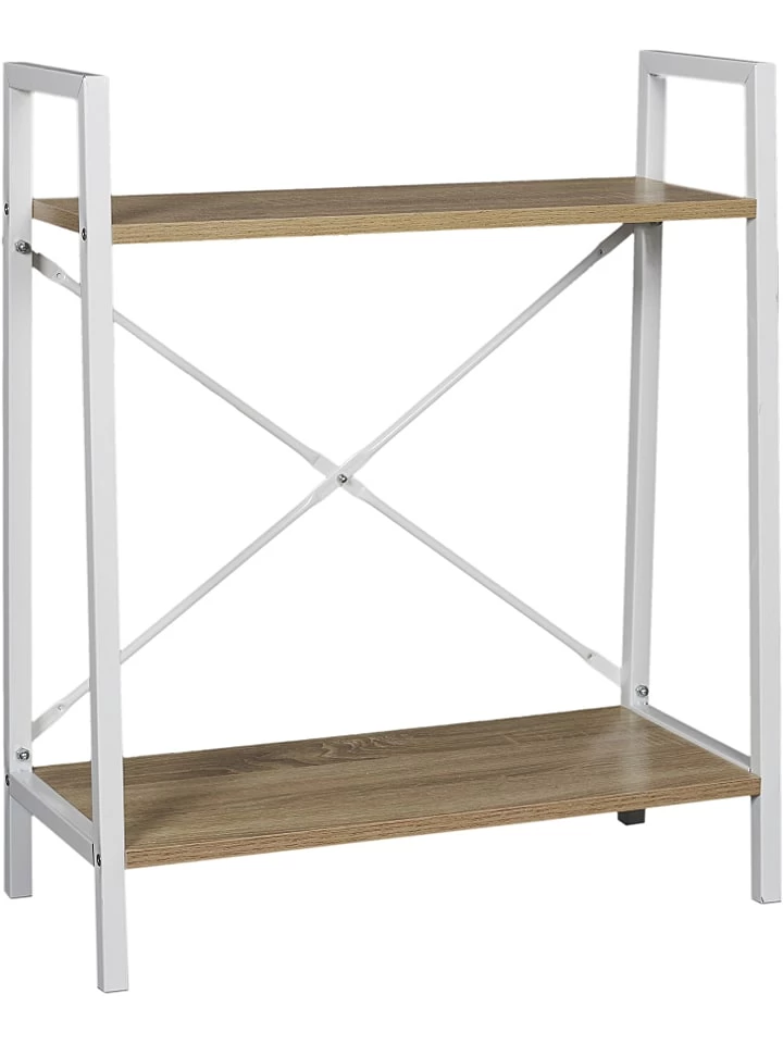 Standregal In Natur/ Weiß - (B)60 X (H)70 X (T)27 Cm 3 Standregal In Natur/ Weiß - (B)60 X (H)70 X (T)27 Cm