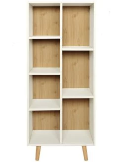 Bücherregal "Suzanne" In Eiche/ Weiß - (B)50 X (H)118 X (T)24 Cm -Petromax Store the home deco kids bucherregal suzanne in eiche weiss b 50 x h 118 x t 24 cm 2