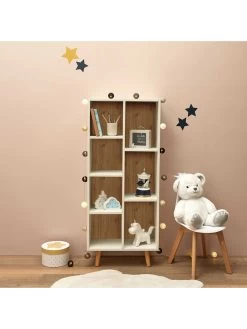 Bücherregal "Suzanne" In Eiche/ Weiß - (B)50 X (H)118 X (T)24 Cm