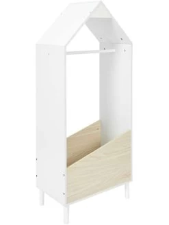 Kindergarderobe In Weiß/ Eiche - (B)48 X (H)116 X (T)30 Cm -Petromax Store the home deco kids kindergarderobe in weiss eiche b 48 x h 116 x t 30 cm 2