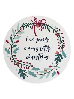 Tischdecke "Merry Little Christmas" In Bunt - (L)50 X (B)40 Cm