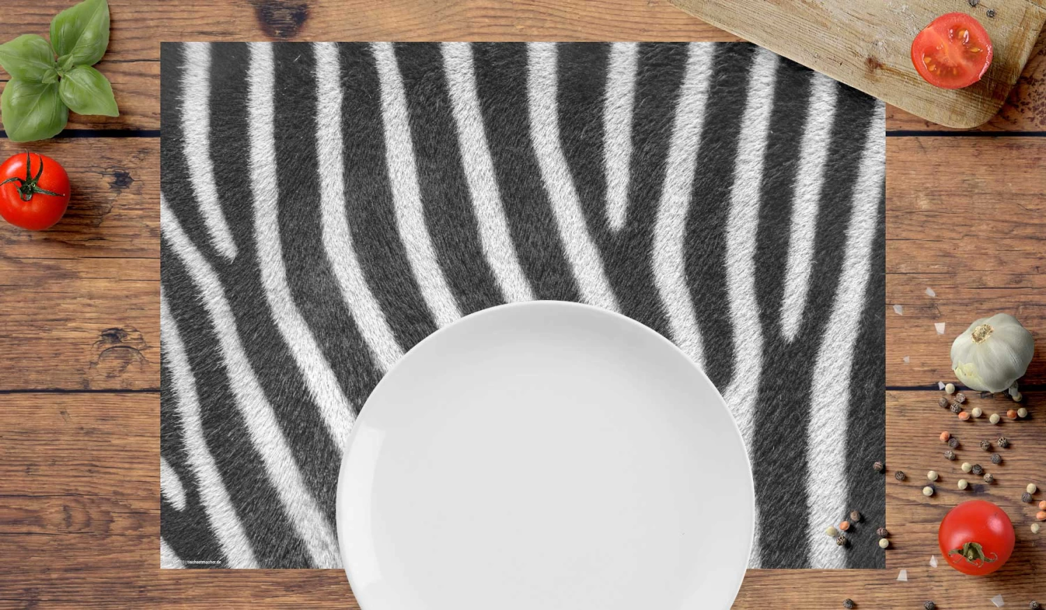 Tischset I Platzset Abwaschbar - Zebra Muster - 4 Stück - 44 X 32 Cm 4 Tischset I Platzset Abwaschbar - Zebra Muster - 4 Stück - 44 X 32 Cm – Bild 2