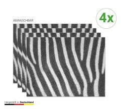 Tischset I Platzset Abwaschbar - Zebra Muster - 4 Stück - 44 X 32 Cm 11 Tischset I Platzset Abwaschbar - Zebra Muster - 4 Stück - 44 X 32 Cm -Petromax Store tischsetmacher de tischset i platzset abwaschbar zebra muster 4 stuck 44 x 32 cm 3