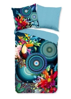 Satin Bettwäsche Garnitur - Cailani In Lila