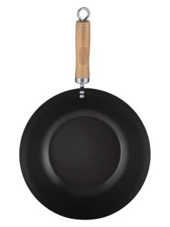 Wok "Typhoon" In Schwarz - Ø 28 Cm