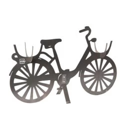 Fahrrad Steckfigur In Silber