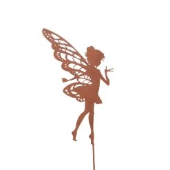 Gartenstecker Rost Elfe In Braun