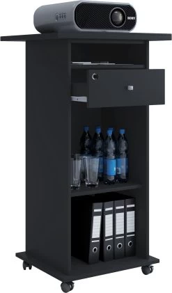 Tisch Wagen Beamer Projektor Rollen Neta In Schwarz