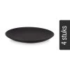 VTwonen Geschirr "Set/4 Plates Matt Black 23cm" In Schwarz - 23cm -Petromax Store vtwonen geschirr set 4 plates matt black 23cm in schwarz 23cm
