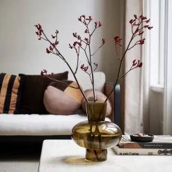 VTwonen Vasen "Vase Glass" In Grün - (L) 23 X (B) 27cm -Petromax Store vtwonen vasen vase glass in grun l 23 x b 27cm 2