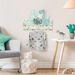 Kindergarderobe Holz - Dino Pastell In Grün 13 Kindergarderobe Holz - Dino Pastell In Grün -Petromax Store wallart kindergarderobe holz dino pastell in grun 3