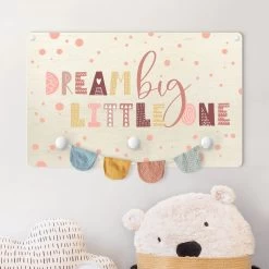 Kindergarderobe Holz - Dream Big Little One Rosa In Rosa 11 Kindergarderobe Holz - Dream Big Little One Rosa In Rosa -Petromax Store wallart kindergarderobe holz dream big little one rosa in rosa 1