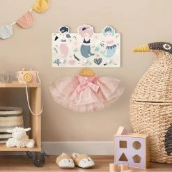 Kindergarderobe Holz - Drei Fabelhafte Meerjungfrauen In Pastell -Petromax Store wallart kindergarderobe holz drei fabelhafte meerjungfrauen in pastell 2