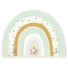 Kindergarderobe Holz - Regenbogen Punkte Stern Pastell In Pastell -Petromax Store wallart kindergarderobe holz regenbogen punkte stern pastell in pastell
