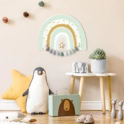Kindergarderobe Holz - Regenbogen Punkte Stern Pastell In Pastell 13 Kindergarderobe Holz - Regenbogen Punkte Stern Pastell In Pastell -Petromax Store wallart kindergarderobe holz regenbogen punkte stern pastell in pastell 3