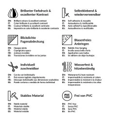 Küchenrückwand - Große Graue Sterne Auf Weiß In Grau -Petromax Store wallart kuchenruckwand grosse graue sterne auf weiss in grau 7