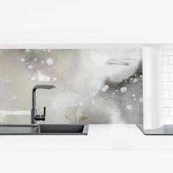 Küchenrückwand - Mystische Objekte I In Grau