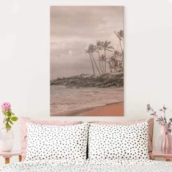 Leinwandbild - Aloha Hawaii Strand II In Creme-Beige -Petromax Store wallart leinwandbild aloha hawaii strand ii in creme beige 1