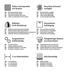 Leinwandbild - Aloha Hawaii Strand II In Creme-Beige -Petromax Store wallart leinwandbild aloha hawaii strand ii in creme beige 7