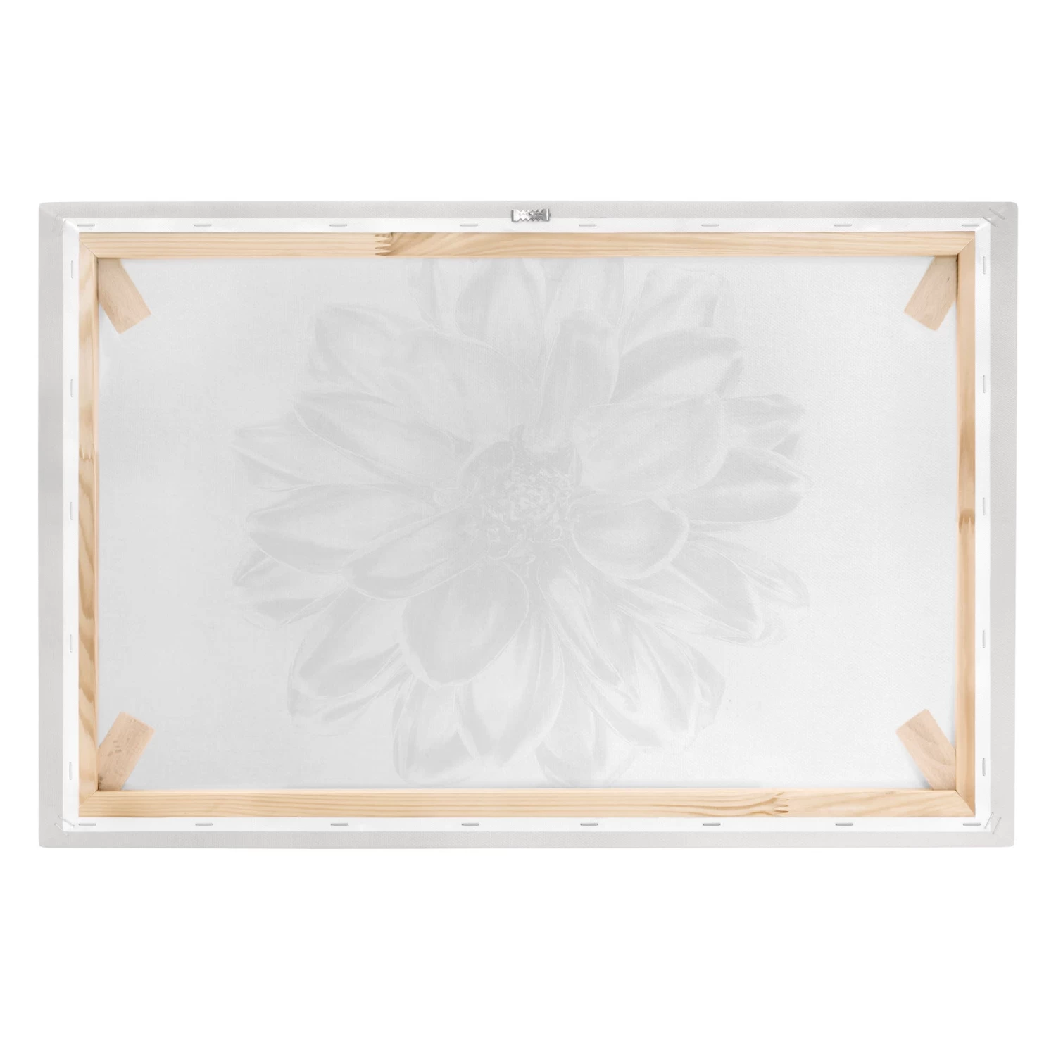 Leinwandbild - Dahlie Blume Silber Metallic In Silber 9 Leinwandbild - Dahlie Blume Silber Metallic In Silber – Bild 7