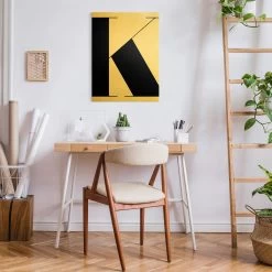 Leinwandbild Gold - Antiqua Letter K In Schwarz-Weiß 14 Leinwandbild Gold - Antiqua Letter K In Schwarz-Weiß -Petromax Store wallart leinwandbild gold antiqua letter k in schwarz weiss 3