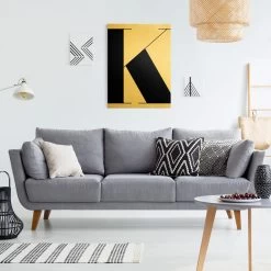 Leinwandbild Gold - Antiqua Letter K In Schwarz-Weiß 15 Leinwandbild Gold - Antiqua Letter K In Schwarz-Weiß -Petromax Store wallart leinwandbild gold antiqua letter k in schwarz weiss 4