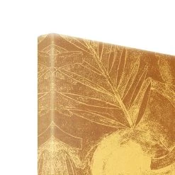 Leinwandbild Gold - Formen Und Blätter Kupfer I In Braun -Petromax Store wallart leinwandbild gold formen und blatter kupfer i in braun 6