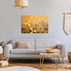 Leinwandbild Gold - Goldene Geometrie - Rosa Grau In Grau 14 Leinwandbild Gold - Goldene Geometrie - Rosa Grau In Grau -Petromax Store wallart leinwandbild gold goldene geometrie rosa grau in grau 3