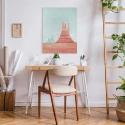 Leinwandbild - Reiseposter - Route 66 In Rot 12 Leinwandbild - Reiseposter - Route 66 In Rot -Petromax Store wallart leinwandbild reiseposter route 66 in rot 2