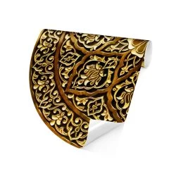 Runde Tapete - Edles Mandala In Holzoptik In Braun 15 Runde Tapete - Edles Mandala In Holzoptik In Braun -Petromax Store wallart runde tapete edles mandala in holzoptik in braun 5