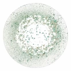 Runde Tapete - Türkiser Mikrokosmos II In Türkis -Petromax Store wallart runde tapete turkiser mikrokosmos ii in turkis 6