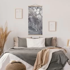 Stoffbild Mit Posterleisten - Gesteinsschmelze I In Grau 12 Stoffbild Mit Posterleisten - Gesteinsschmelze I In Grau -Petromax Store wallart stoffbild mit posterleisten gesteinsschmelze i in grau 3