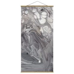 Stoffbild Mit Posterleisten - Gesteinsschmelze I In Grau 13 Stoffbild Mit Posterleisten - Gesteinsschmelze I In Grau -Petromax Store wallart stoffbild mit posterleisten gesteinsschmelze i in grau 4