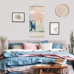 Stoffbild Mit Posterleisten - Multiform III In Pastell -Petromax Store wallart stoffbild mit posterleisten multiform iii in pastell 2