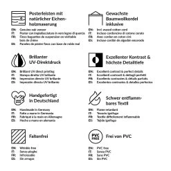 Stoffbild Mit Posterleisten - Vogel Auf Pink In Pink -Petromax Store wallart stoffbild mit posterleisten vogel auf pink in pink 6