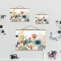 Stoffbild Mit Posterleisten - Wildblumen Im Sommer I In Weiß 15 Stoffbild Mit Posterleisten - Wildblumen Im Sommer I In Weiß -Petromax Store wallart stoffbild mit posterleisten wildblumen im sommer i in weiss 6
