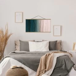 Stoffbild - Spiel Der Farben Meeresrauschen In Blau -Petromax Store wallart stoffbild spiel der farben meeresrauschen in blau 2