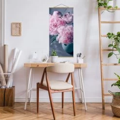 Stoffbild - Vase Mit Rosa Pfingstrosen Shabby In Rosa 12 Stoffbild - Vase Mit Rosa Pfingstrosen Shabby In Rosa -Petromax Store wallart stoffbild vase mit rosa pfingstrosen shabby in rosa 3