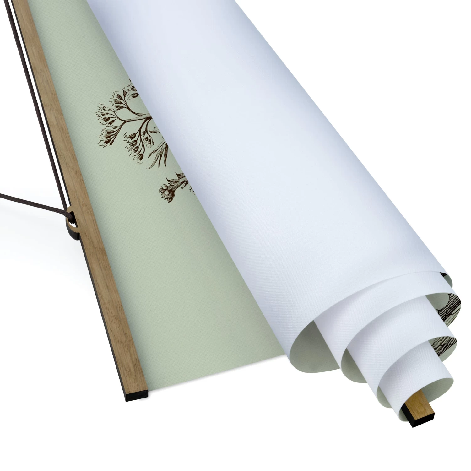 Stoffbild - Vintage Aloe Vera Americana Major In Pastell 8 Stoffbild - Vintage Aloe Vera Americana Major In Pastell – Bild 6