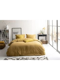 Bettwäsche-Set "Vintage" In Gelb -Petromax Store walra bettwasche set vintage in gelb 2