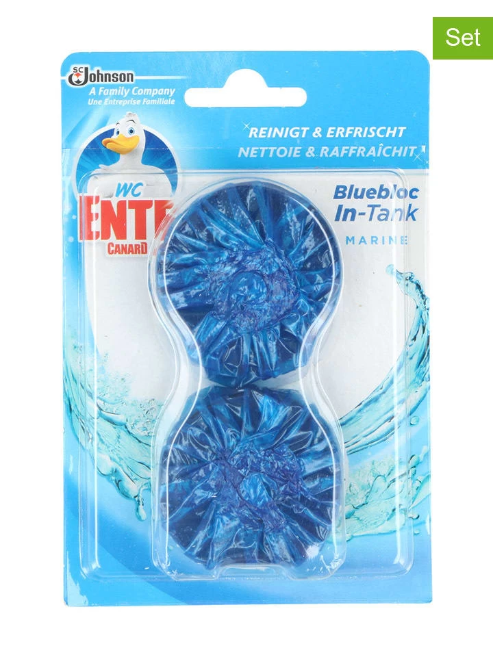 12-Set: WC-Steine "Blue Bloc Intank",12 X 2 Stück ( 2x 50 G) 3 12-Set: WC-Steine "Blue Bloc Intank",12 X 2 Stück ( 2x 50 G)