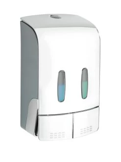 Wenko 2-Kammer Desinfektionsmittel- Und Seifenspender Tartas Chrom In Grau -Petromax Store wenko 2 kammer desinfektionsmittel und seifenspender tartas chrom in grau 9