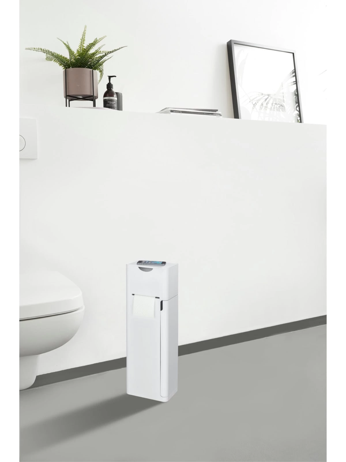 Wenko 6 In 1 Stand WC-Garnitur Imon Weiß Matt In Weiß 14 Wenko 6 In 1 Stand WC-Garnitur Imon Weiß Matt In Weiß – Bild 12