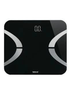 Wenko Analysewaage LED Mit Bluetooth Schwarz In Schwarz