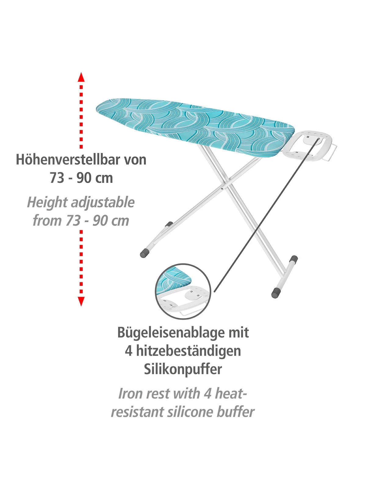 Wenko Bügeltisch Advance In Weiß 19 Wenko Bügeltisch Advance In Weiß – Bild 17